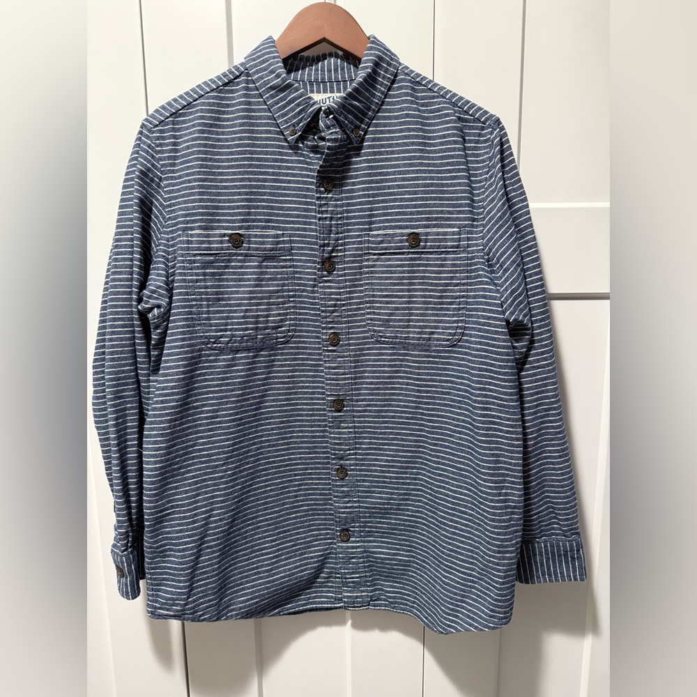 Duluth Trading Co. Slim Fit Flannel Shirt, Size L